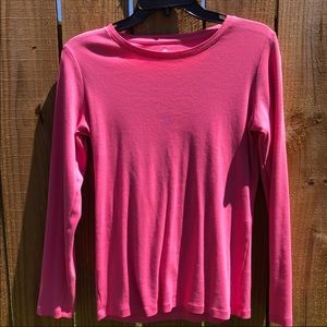 Pink long sleeve shirt